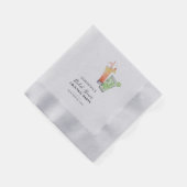 ウェディングシャワーパーティー・コックテールパーティー・モダンパーティー・ペーパー 縁ありカクテルナプキン (角)