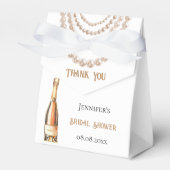 ウェディングシャワーパールスプ ロセッコエレガント フェイバーボックス (正面サイド)