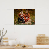 ウェディングシャワーフォトウェルカムデジタルまたはポスター ポスター (キッチン)