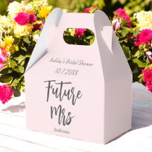 ウェディングシャワーブラッシュピンク 未来のMrs. ギフトボックス