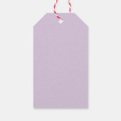 ウェディングシャワーラベンダー水彩花 ギフトタグ (裏面)