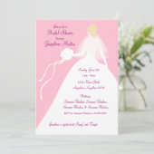 ウェディングシャワーランチ招待状 招待状 (スタンド正面)