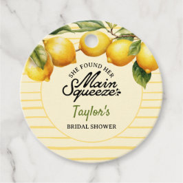 ウェディングシャワーレモン フェイバータグ