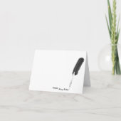 ウェディングシャワー傘グリーティングカード カード (裏面)