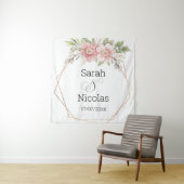 ウェディングシャワー壁ポスターパーソナライズされた タペストリー (インサイチュ)