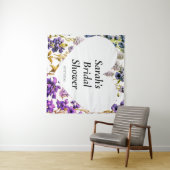 ウェディングシャワー壁ポスターパーソナライズされた タペストリー (インサイチュ(横))