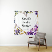 ウェディングシャワー壁ポスターパーソナライズされた タペストリー (インサイチュ)