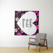 ウェディングシャワー壁ポスターパーソナライズされた タペストリー (インサイチュ(横))