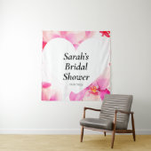 ウェディングシャワー壁ポスターパーソナライズされた タペストリー (インサイチュ)