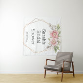 ウェディングシャワー壁ポスターパーソナライズされた タペストリー (インサイチュ(横))