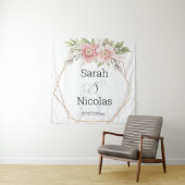 ウェディングシャワー壁ポスターパーソナライズされた タペストリー (インサイチュ)