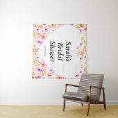 ウェディングシャワー壁ポスターパーソナライズされた タペストリー (インサイチュ(横))