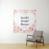 ウェディングシャワー壁ポスターパーソナライズされた タペストリー (インサイチュ)