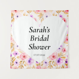 ウェディングシャワー壁ポスターパーソナライズされた タペストリー