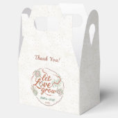 ウェディングシャワー多肉植物ラブリーかわいい フェイバーボックス (オープン)