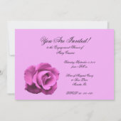 ウェディングシャワー招待状ザプリンセス 招待状 (裏面)