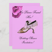 ウェディングシャワー招待状ザプリンセス 招待状 (正面/裏面)