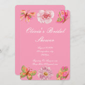 ウェディングシャワー招待状 セーブザデート (正面/裏面)