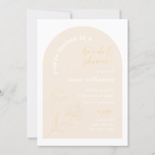 ウェディングシャワー招待状 レトロ モダン ウェディングパーティー A115 招待状