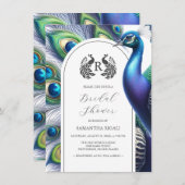 ウェディングシャワー招待状　水彩ペガサス (正面/裏面)