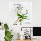 ウェディングシャワー招待状　返信カード　マグネットポスターA ポスター (ホームオフィス)