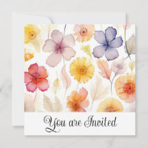 ウェディングシャワー招待