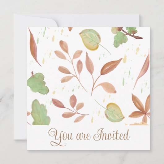 ウェディングシャワー招待 招待状 (正面)