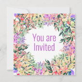 ウェディングシャワー招待 招待状 (正面)