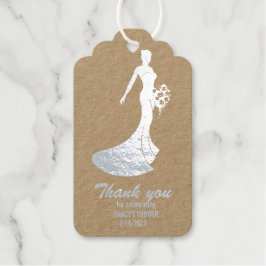 ウェディングシャワー箔ギフトタグ ギフトタグ