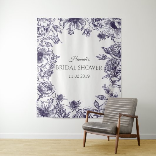 ウェディングシャワー背景タペストリー装飾写真ブース タペストリー (インサイチュ)