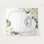 ウェディングシャワー背景写真小道具 緑の植物 タペストリー (正面(横))