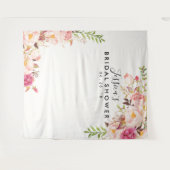 ウェディングシャワー背景 - フォトプロップ - フォトブース タペストリー (正面(横))