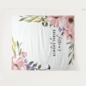 ウェディングシャワー背景 - フォトプロップ - フォトブース タペストリー (正面(横))