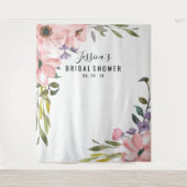 ウェディングシャワー背景 - フォトプロップ - フォトブース タペストリー (正面)