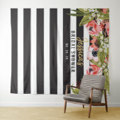 ウェディングシャワー背景 - フォトプロップ - フォトブース タペストリー (インサイチュ(横))