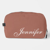 ウェディングシャワー記念品 女性用オーダーメイドメイクバッグ ドップキット (正面)