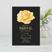 ウェディングシャワー イエローローズ ボヘミアウェディングシャワー 招待状 (スタンド正面)