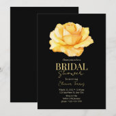 ウェディングシャワー イエローローズ ボヘミアウェディングシャワー 招待状 (正面/裏面)