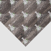 ウェディングシャワー　ウェディングドレス　ラスティックパーティ 薄葉紙 (詳細)