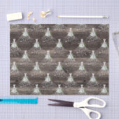 ウェディングシャワー　ウェディングドレス　ラスティックパーティ 薄葉紙 (クラフト)