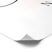 ウェディングシャワー ウェルカム ピンク ローズゴールド グリッター ポスター (角)