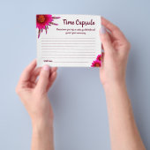 ウェディングシャワー カード タイムカプセル 新婚夫婦へのアドバイス (手)