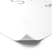 ウェディングシャワー サイン, ウェディングシャワー 装飾 ポスター (角)