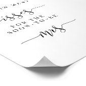 ウェディングシャワー サイン - キスの数を当ててみて (角)