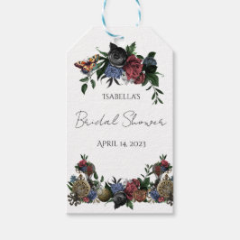 ウェディングシャワー スチームパンク フラワー ギフトタグ