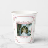 ウェディングシャワー ダスティローズ フォト 紙コップ (裏面)