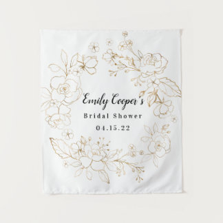 ウェディングシャワー バナー 生地 サイン タペストリー