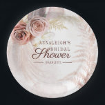 ウェディングシャワー パンパスグラス テラコッタ ボヘミアン パーム ペーパープレート<br><div class="desc">上記の「パーソナライズ」ボタンをクリックするだけで、シャワーの詳細を簡単にカスタマイズして、あなただけのオリジナルのパンパスグラス タン ウェディングシャワー ペーパー プレートを作成できます。

「カスタマイズ」ボタンを使用して、テキストのスタイルや配置をさらに並べ替えてフォーマットすることができます。 結婚記念日やベビーシャワー、誕生日パーティー、新生児の歓迎会、キリスト教の洗礼式など、他の特別なイベントにも簡単に流用できます。</div>