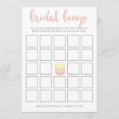 ウェディングシャワー ビンゴゲーム カード | フレンチマカロン (正面)