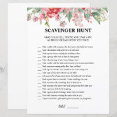 ウェディングシャワー ピンクの宝探し (正面/裏面)